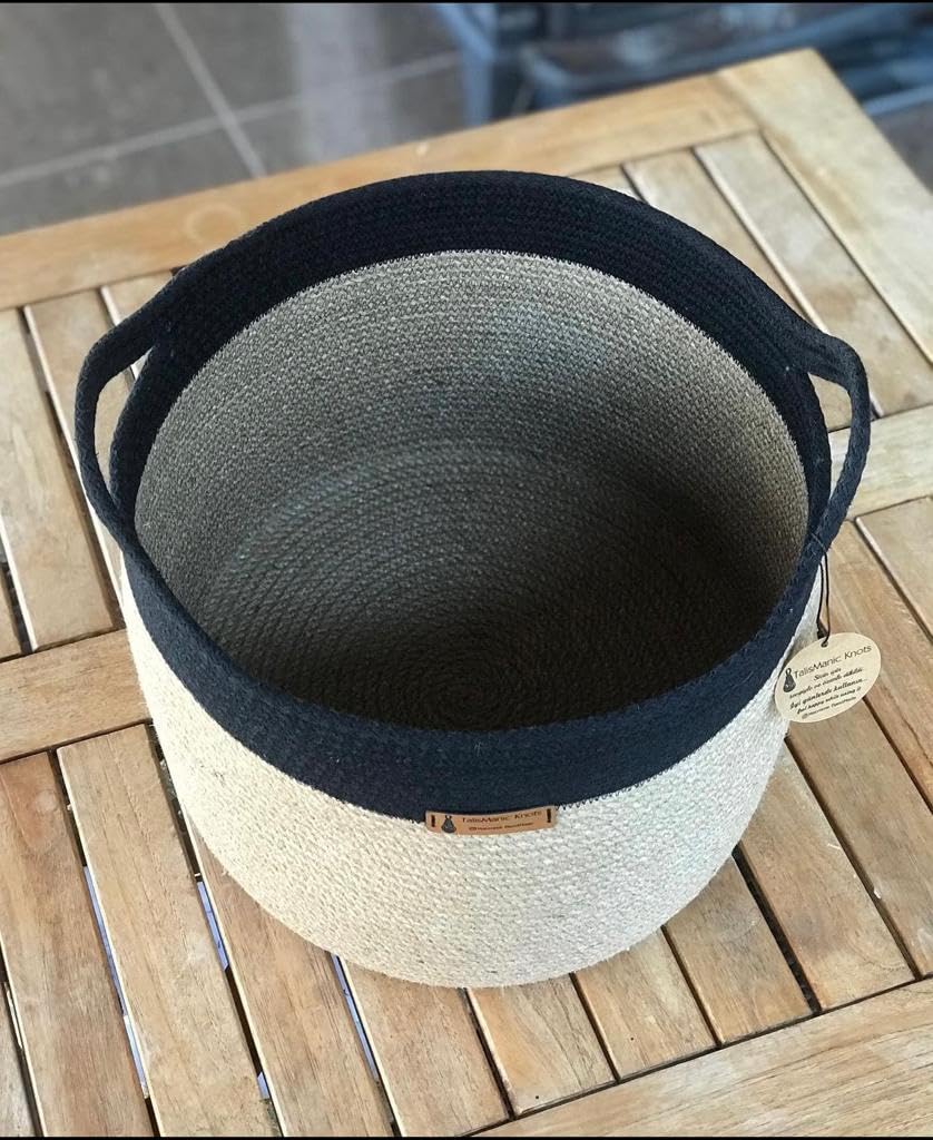 Woven It -Jute Plant Pot,(20×25×20Cm) Can be used in Kitchen, Toilet, Living Room, Dining Room, Bed Room, Kids Room, Indoor & outdoor.