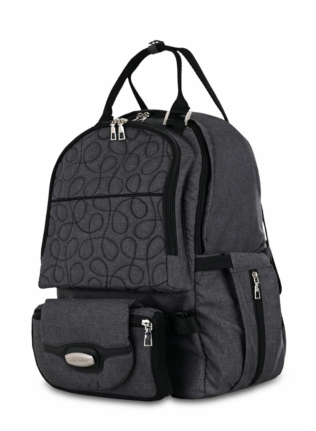 Petit Bebe Baby Diaper Bag Premium Go Black