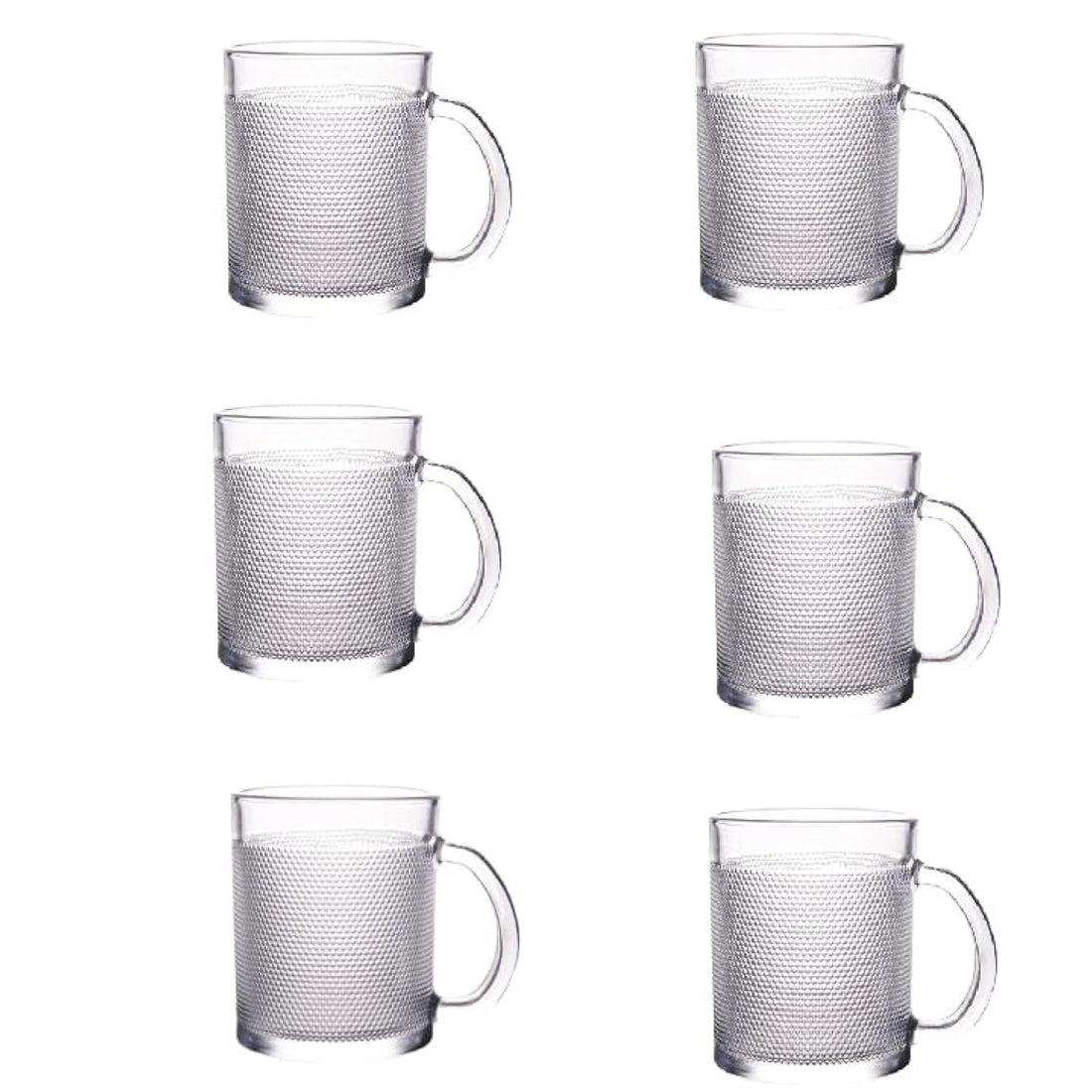Portal Fitfit Sugar Glass Mug Set of 6