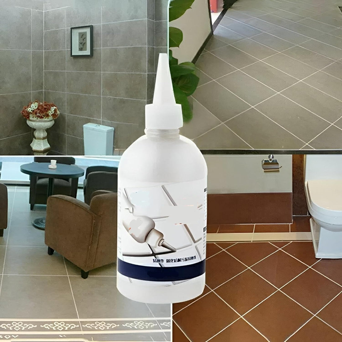 Ceramic and Tile Gap Filler Strong and Quick Dry - Heals Cracks and Prevents Water Leakage and Gives Your Floors a Clean and Neat Look 150ml