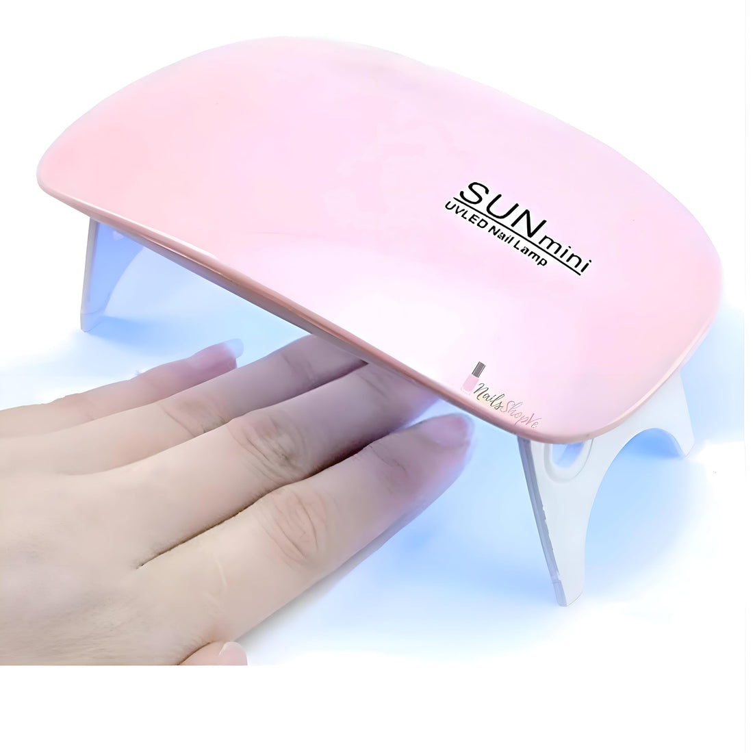 Easy nail polish dryer with adjustable timers (45s/60s) - compact and portable solution for quick and easy drying