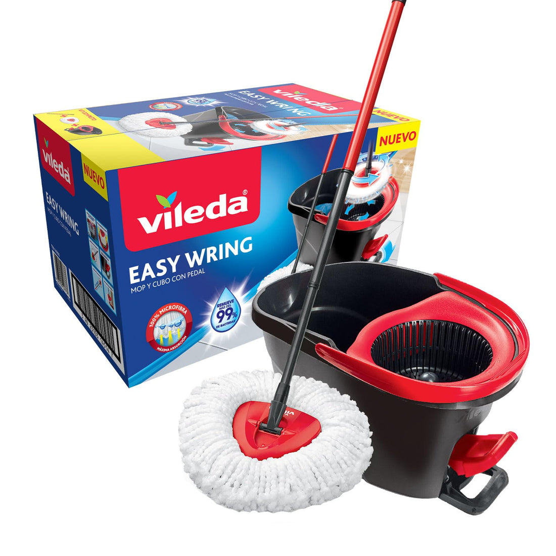 Vileda EasyWring and Clean Complete Box Mop Set