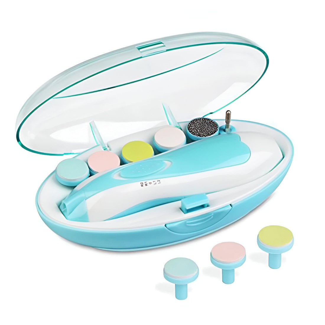 Manicure Machine - Multifunction nail care tool featuring multiple drill bits and adjustable speed control to smooth nails, remove calluses, and refine cuticle edges with safe precision and vibrant co
