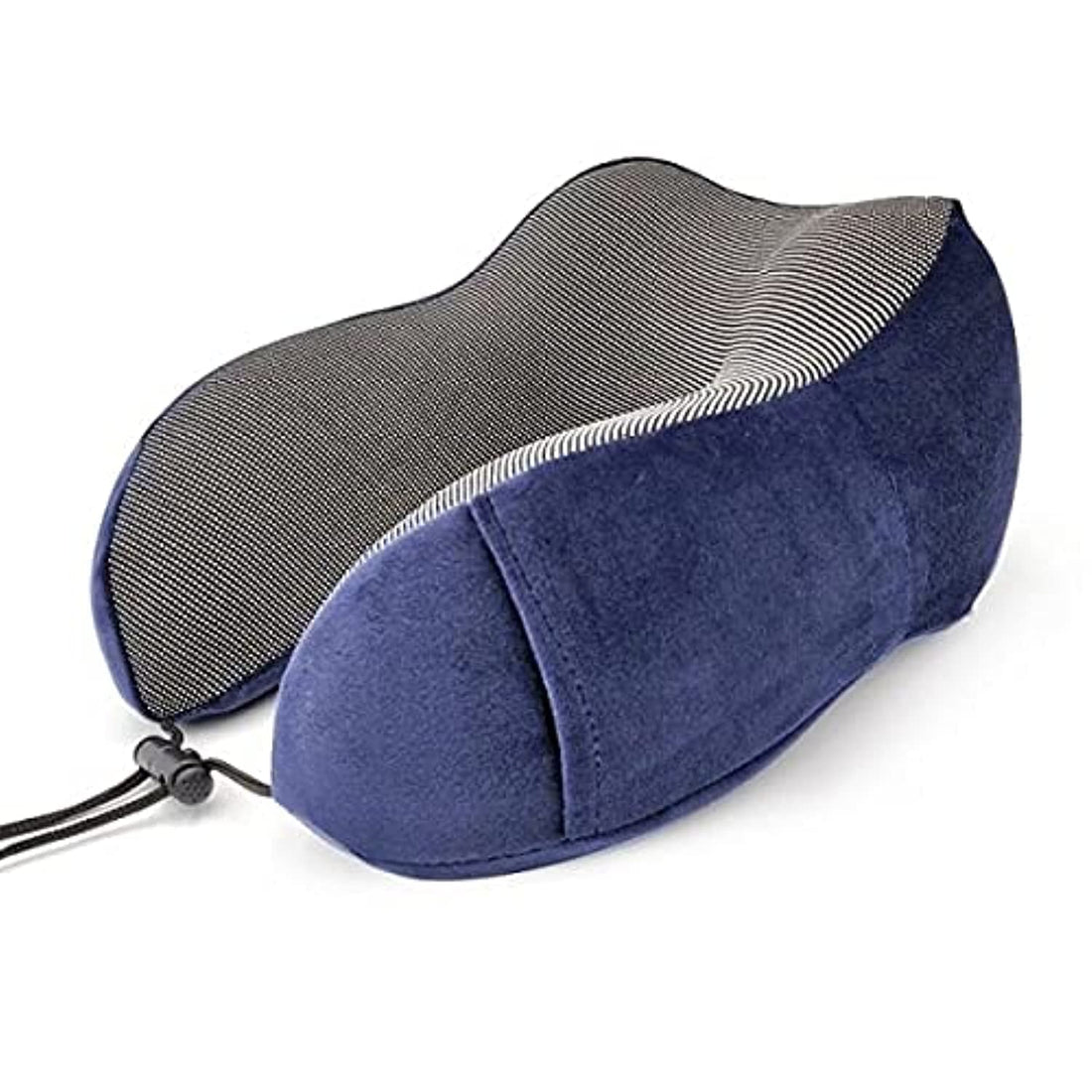 Memory Foam U Shaped Neck Pillows, Soft Slow Rebound Travel Pillow, Plain Neck Health Care Neck Neck Bedding Pads Fast Shipping (Dark Blue, 25x13x11cm)