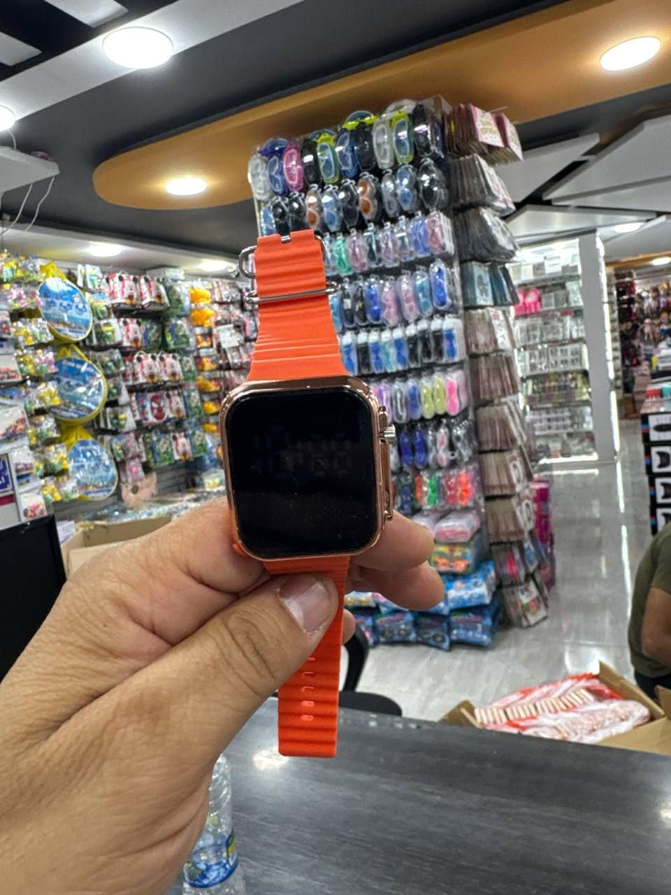 Digital Smart Watch with Silicone Band, multi color Case, Multiple Colours Available