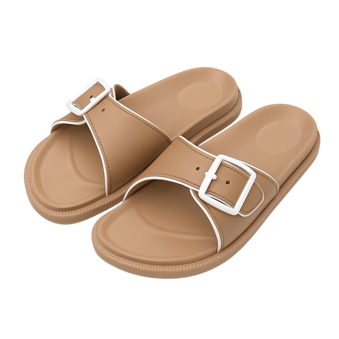 Roomba Light Bath Sandals, Lightweight Summer Women Slippers with Adjustable Buckle – Comfortable Walking Indoor and Outdoor, Waterproof and Non-Slip