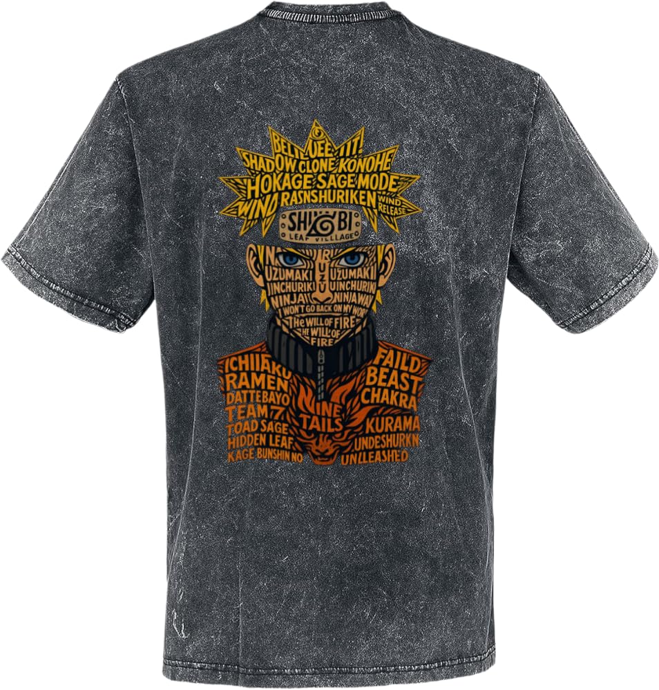 SHADOW CLONE T-shirt washed Back