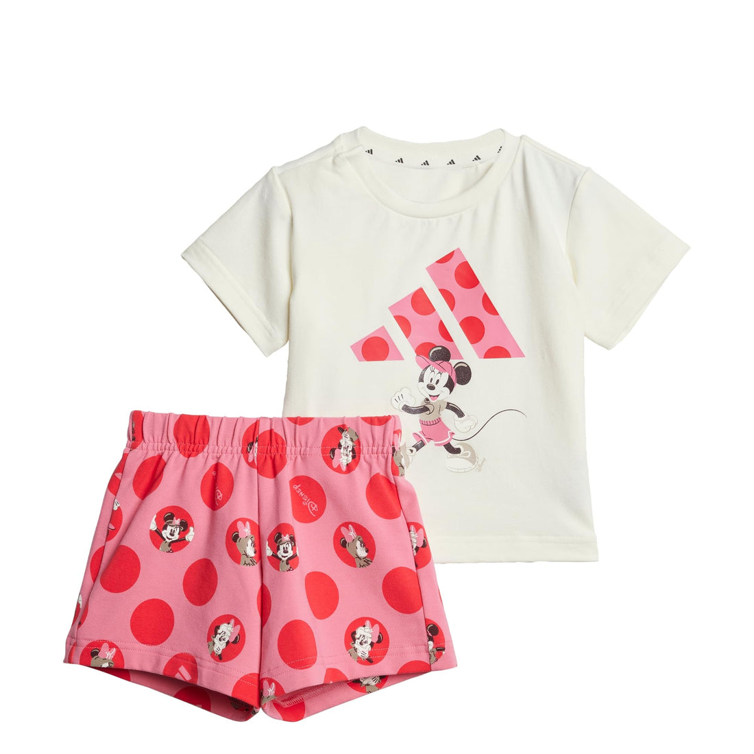 adidas Girls adidas x Disney Minnie Mouse Tee Set Kids Suits