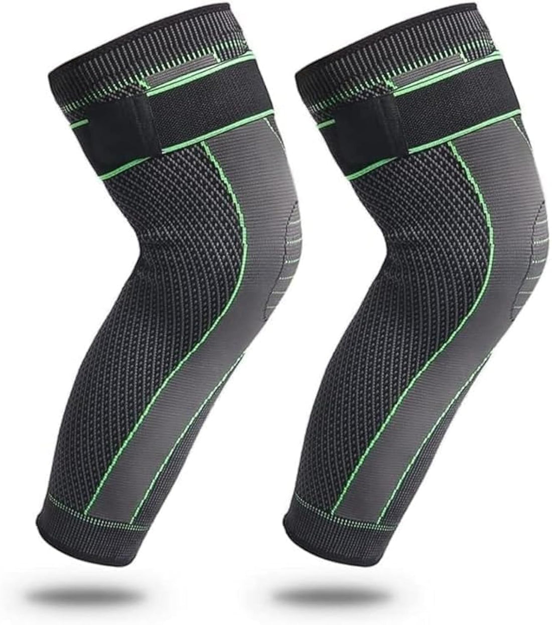 Knee Compression Sleeve Brace for Men Women Knee Support for Running Hiking Soccer Basketball for Meniscus Tear Arthritis 2 pcs