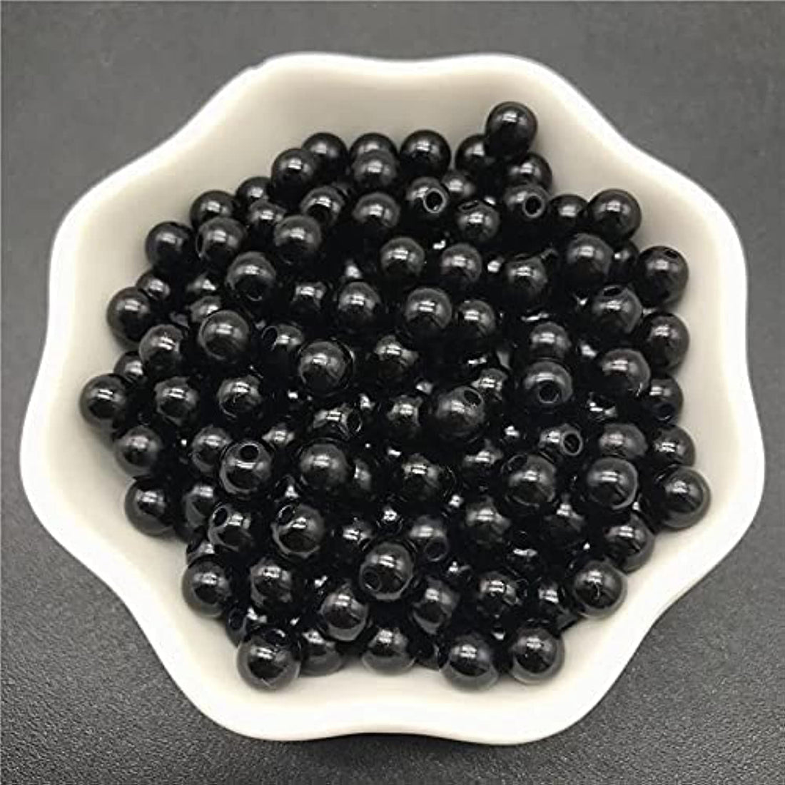 Decorative Black Pearls 50 Pieces, Beads for accessories