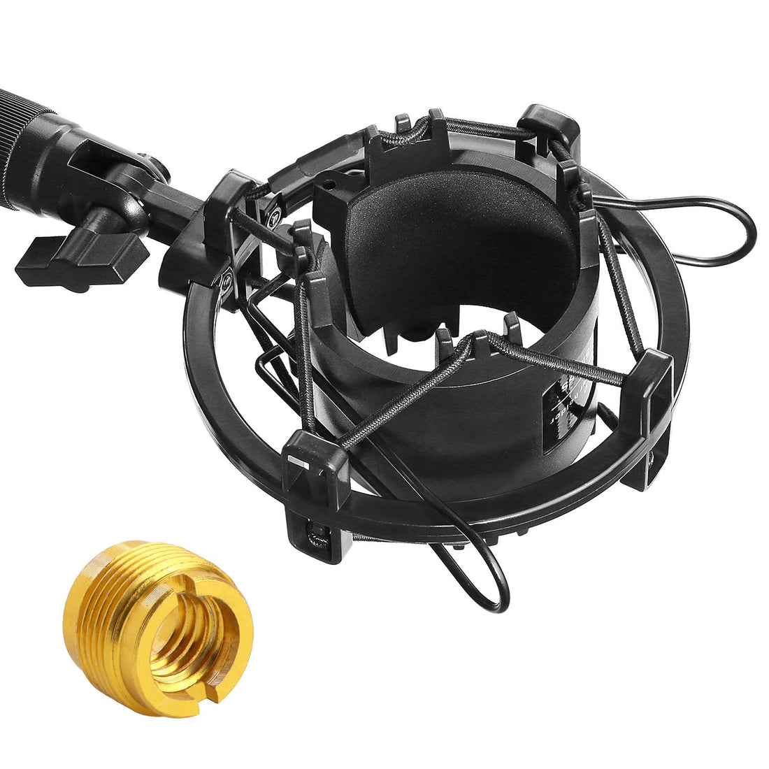 YOUSHARES AT2020 Shock Mount Compatible for Audio Technica 2020 USB Mic, Holder Anti-Vibration Shockmount for Reduces Vibration Noise and Improve Recording Quality