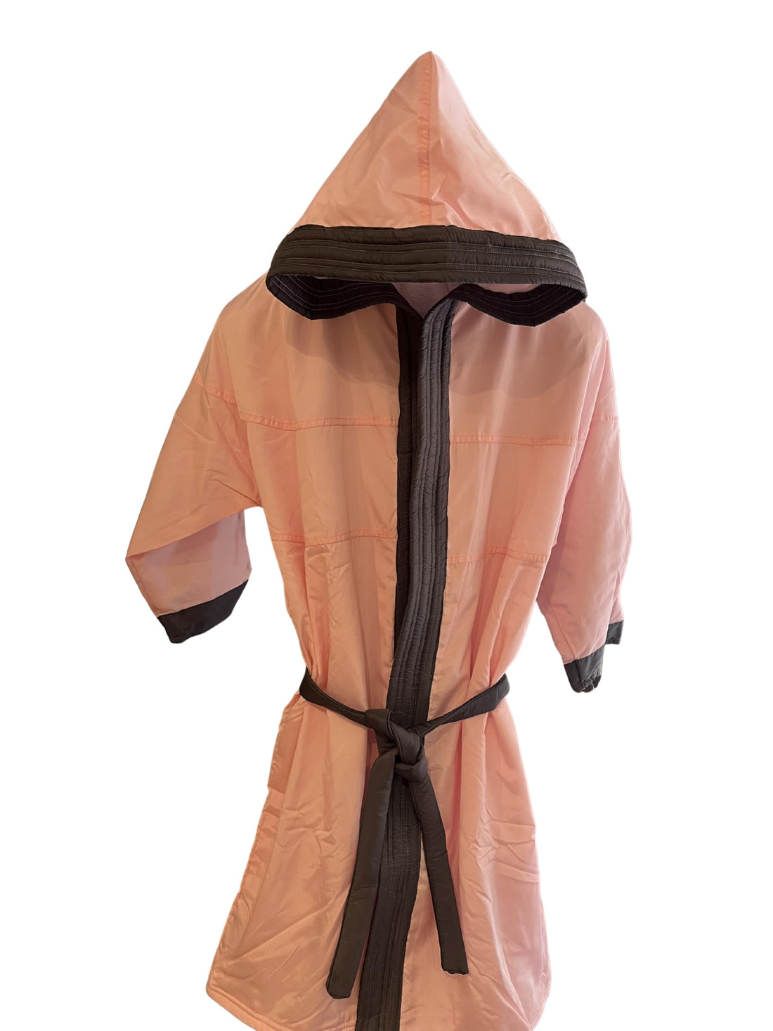 Waterproof Robe with Hood, Belted Sportswear Robe for Swimming, Towel Lining Inside for kids and unisex