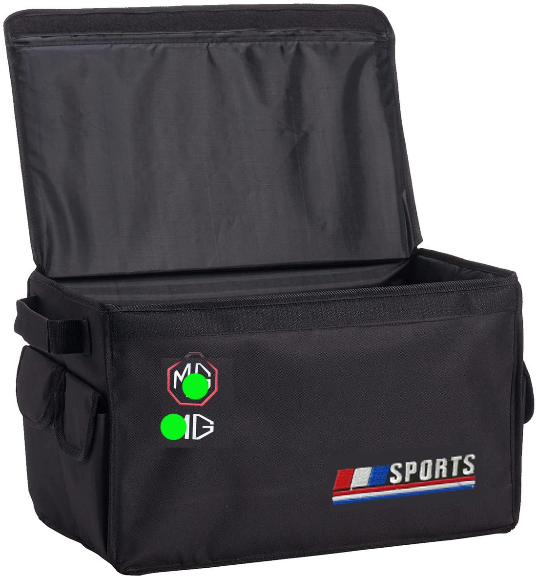 Car Trunk Organizer, Waterproof Foldable Portable Storage Bag with 3 Compartments for Organizing Tools, Belongings, Emergency Gear and More - (M//G Compatible) - KaberTrade