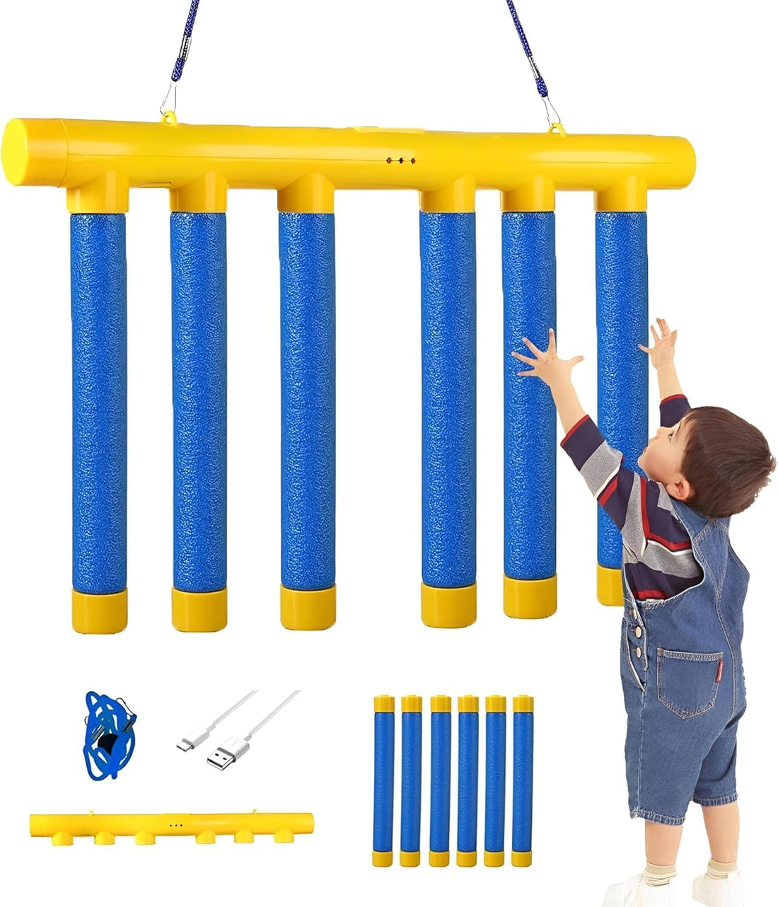 STICK DROP TOY - Exciting reflexology training toy promotes timing, concentration and quick decision making with falling sticks.