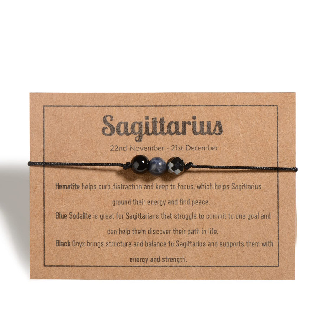 VLINRAS Zodiac Bracelets for Women Men, 6mm Natural Stone Horoscope Bracelets Healing Gemstone Crystals Zodiac Gifts