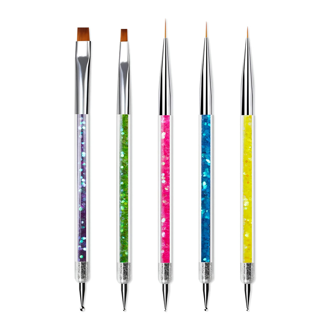Artistic Nail Set - Complete Collection of Liner and Dotting Tools for Creative Nail Designs, Providing Durable Brushes for Smooth Control and Perfect Artistic Finishing Touches