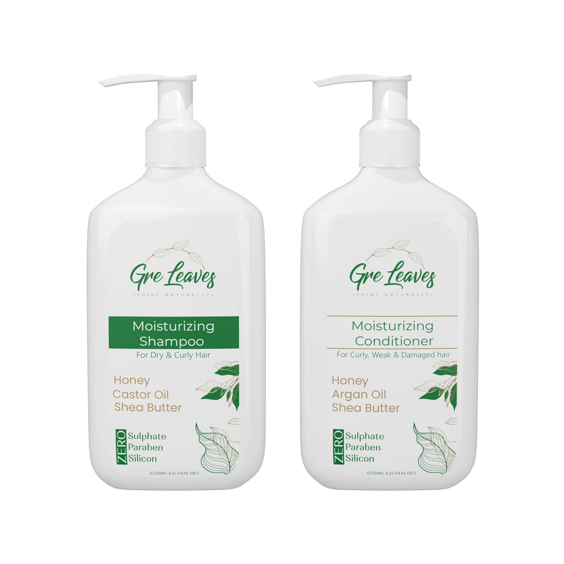 Unisex Adult Moisturizing Shampoo & Conditioner 500 Ml for weak dry damaged &curly hair shampoo & conditioner