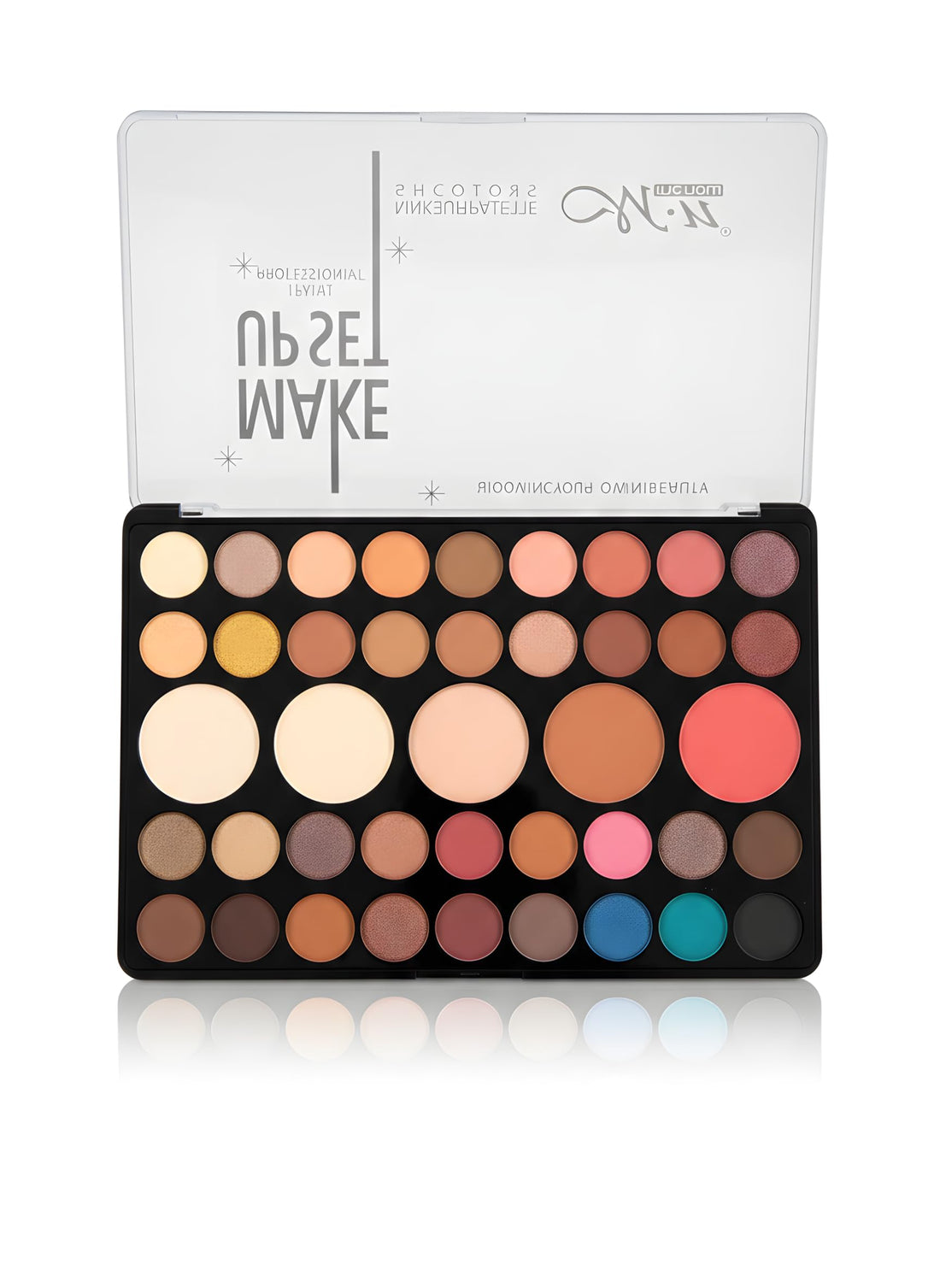 Menow Makeup Palette 41 Colors, Eyeshadow Blush Contour Set with Extra Sensory Texture