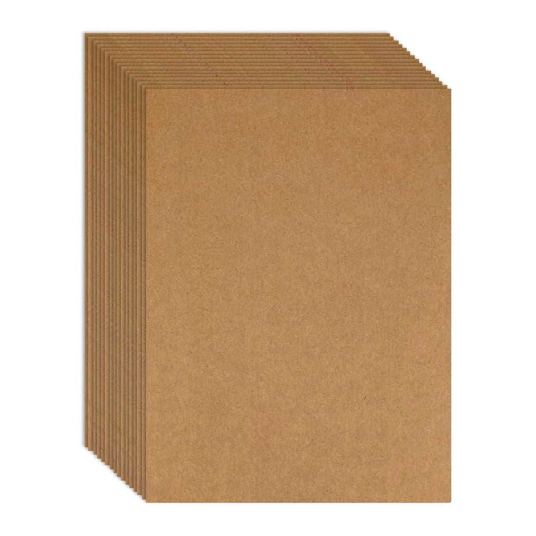 Prudiut 50 Sheets Brown Cardstock 8.5 x 11, 250gsm/92lb Kraft Cardstock Thick Paper for Crafts, Card Making, Invitations, Printing, Drawing, Scrapbook Supplies