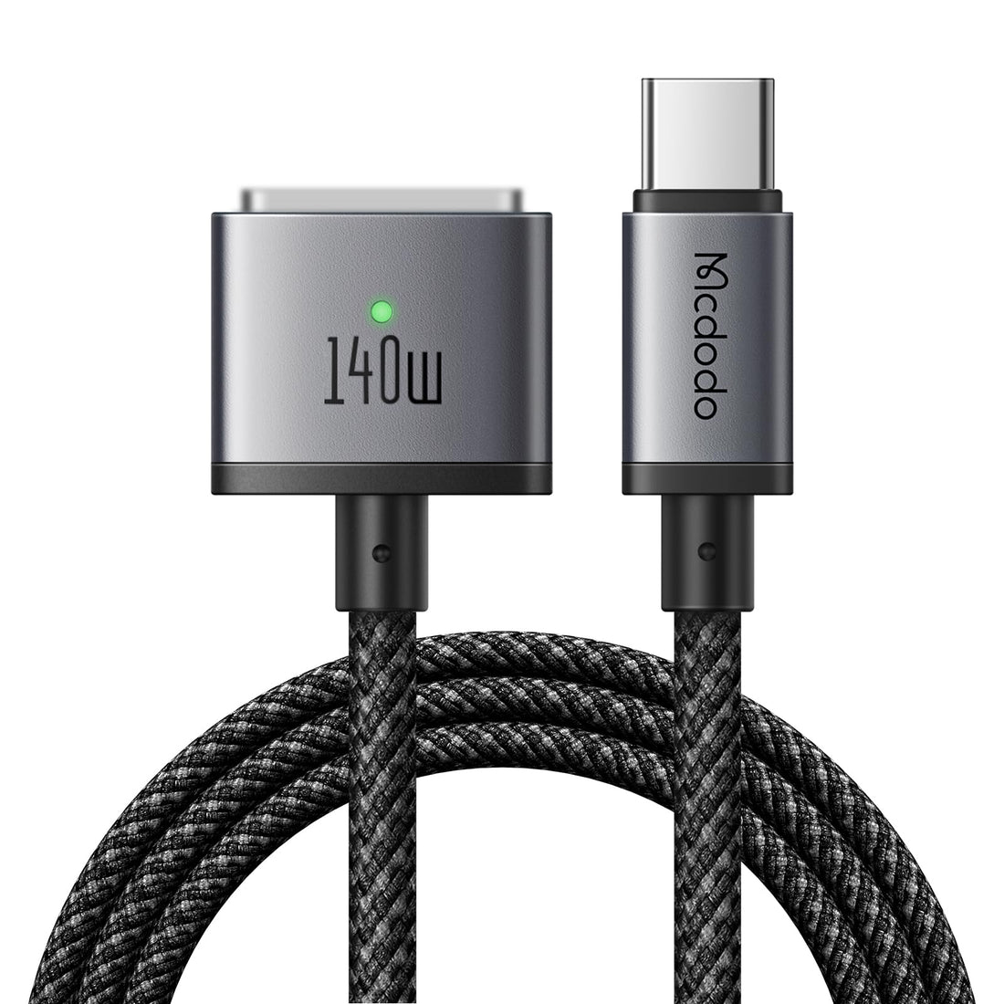mcdodo 140W USB C to Magnetic 3 Cable, MacBook Air Charger Mag-Safe Cable Compatible with MacBook Pro/Air M1 M2 M3(2021-2024 14"&16")-6.6ft