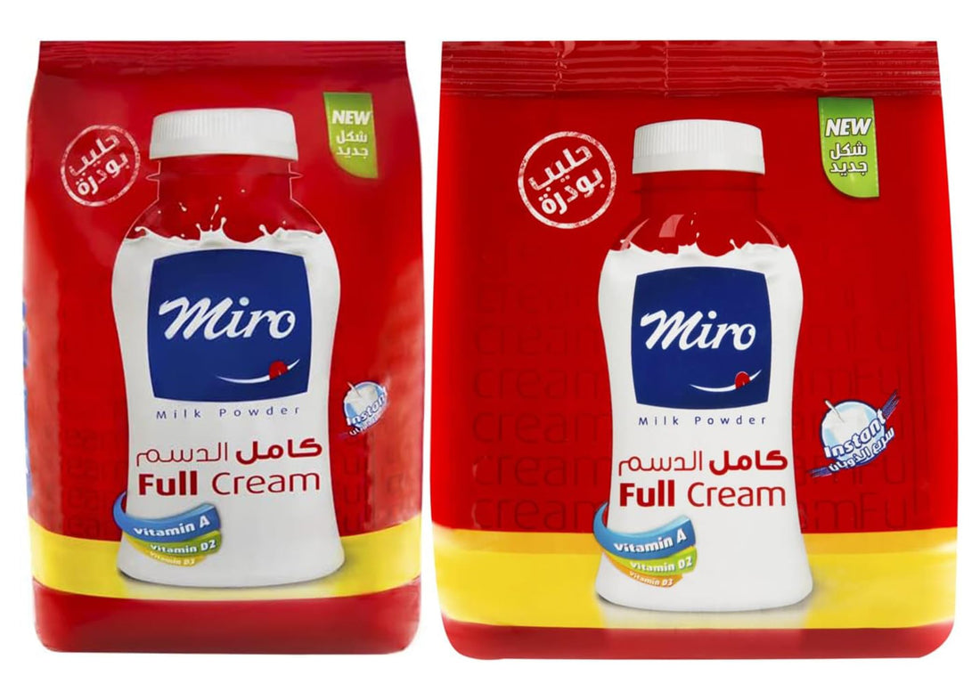 Miro Milk Powder Full Cream Box, 400 gm And Miro Milk Powder Full Cream Bag, 250 gm