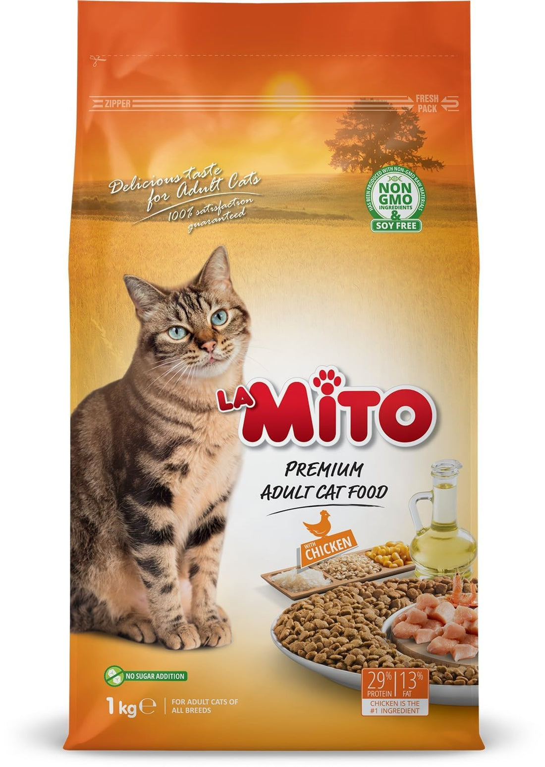Mitto Turkish Cat Eating One Kilo