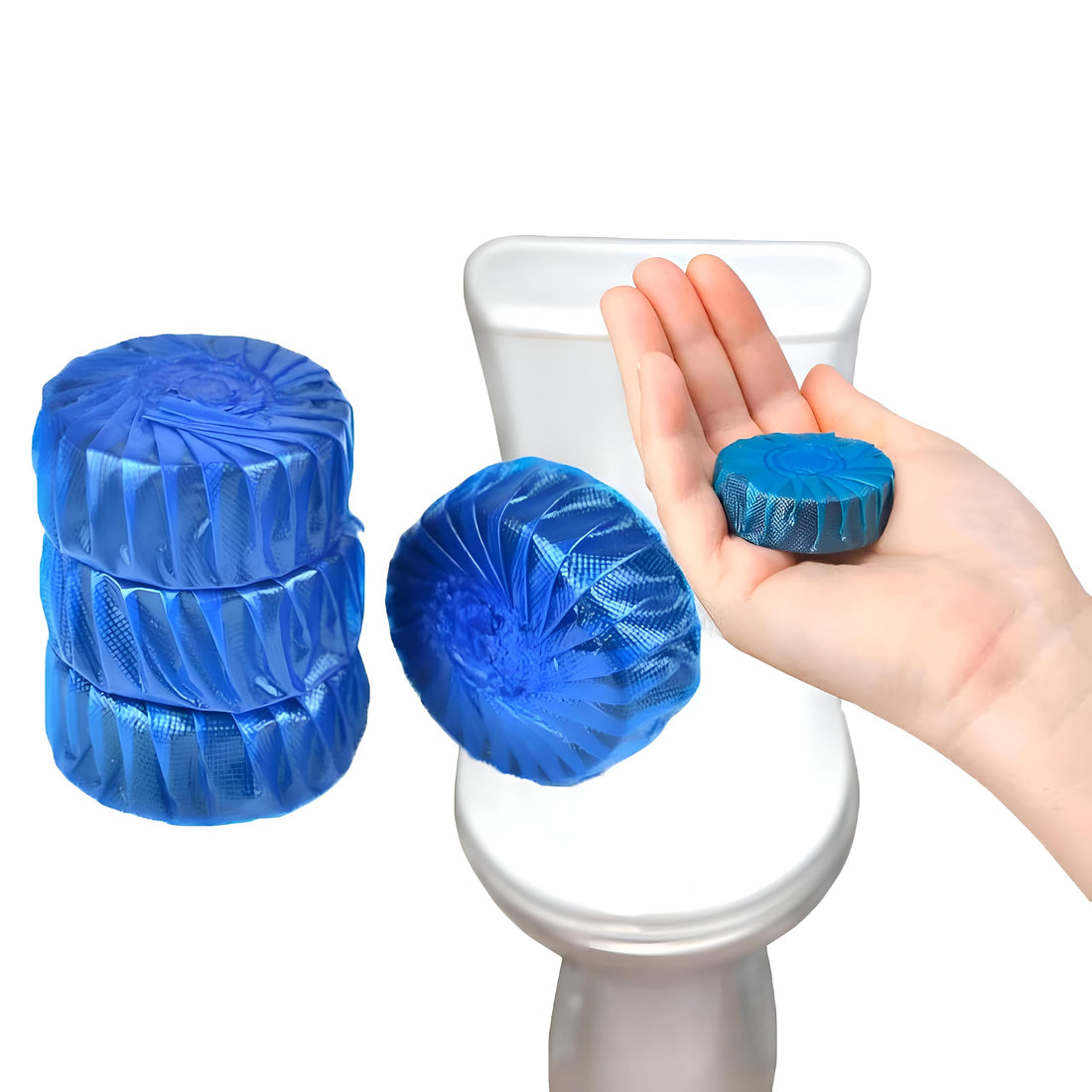 Al Israa Automatic Toilet Cleaner Capsules with Fresh Scent and Powerful Cleaning Ability and Effective Solutions to Keep Your Home Clean and Looking, Get It Now from Al-Israa (40 Tablets)