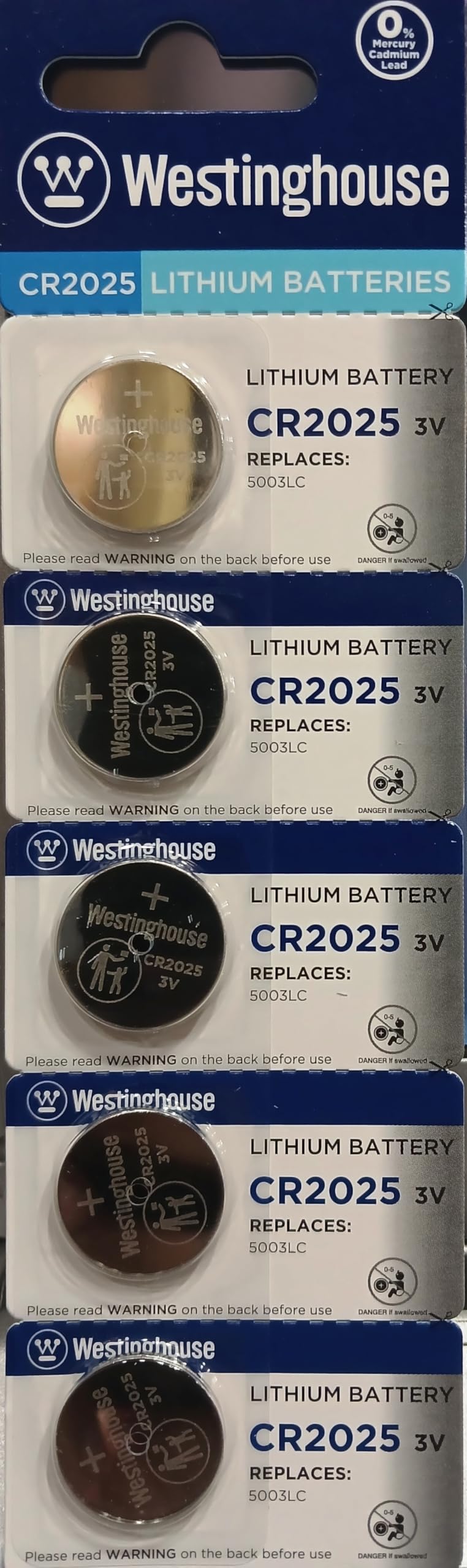 Card 5 Round Stone 2025 Lithium/Westing Hoss Original/Lasts 8 Times More/For Car Remote/Cardiometers/Medical Devices/Electronics/Watches/Calculators/3V/Remains Its Strength To The End And Never Weak
