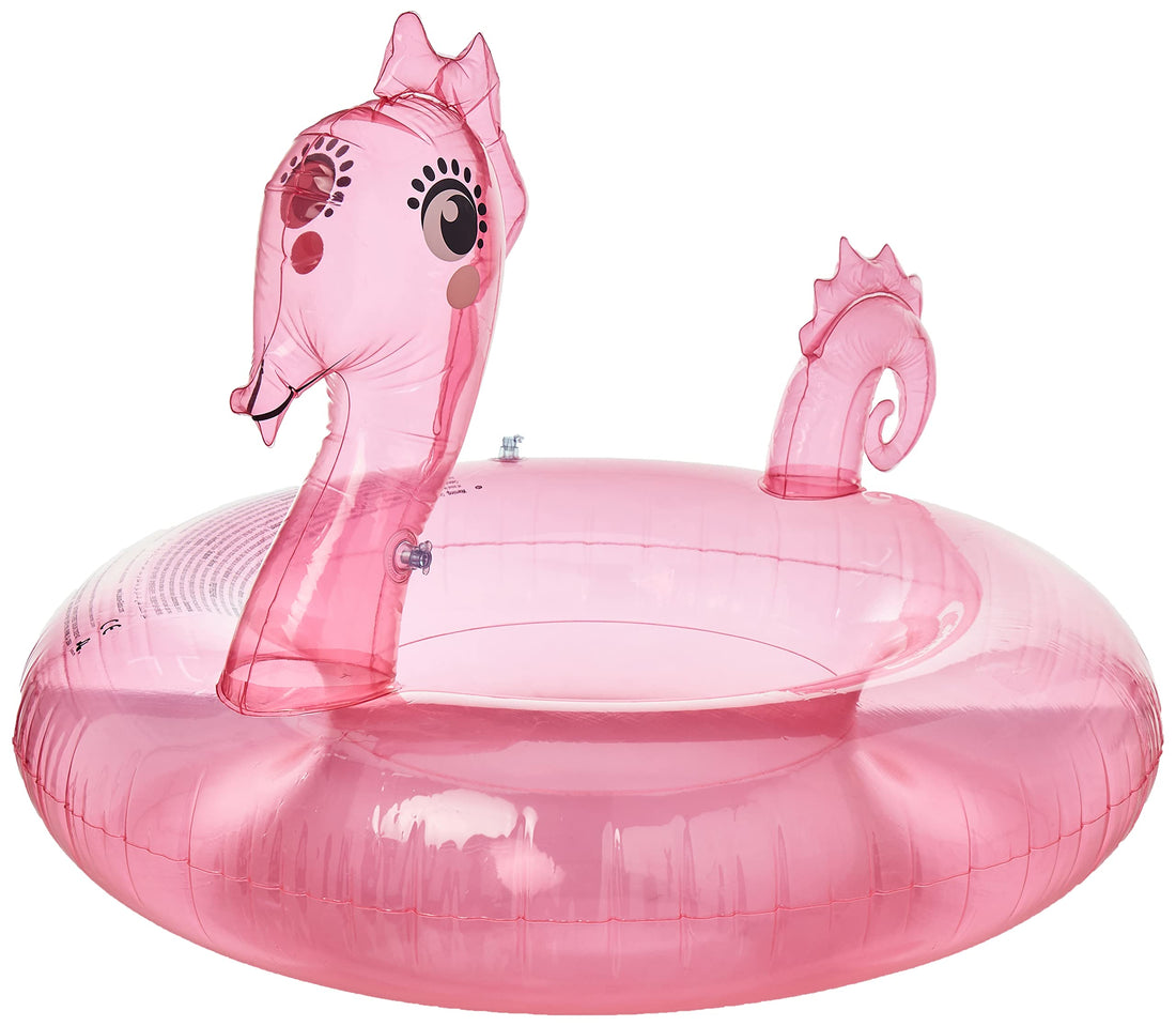 Jilong -35016 marine horse lifebuoy diameter 106 cm, pink color, 35016