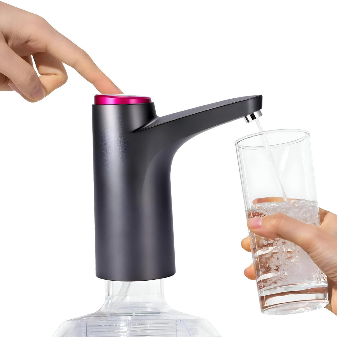 Black Water Treatment Device:USB Smart Water Dispenser,Compatible with Water Bottles,Electric,Drinking Water Purifier