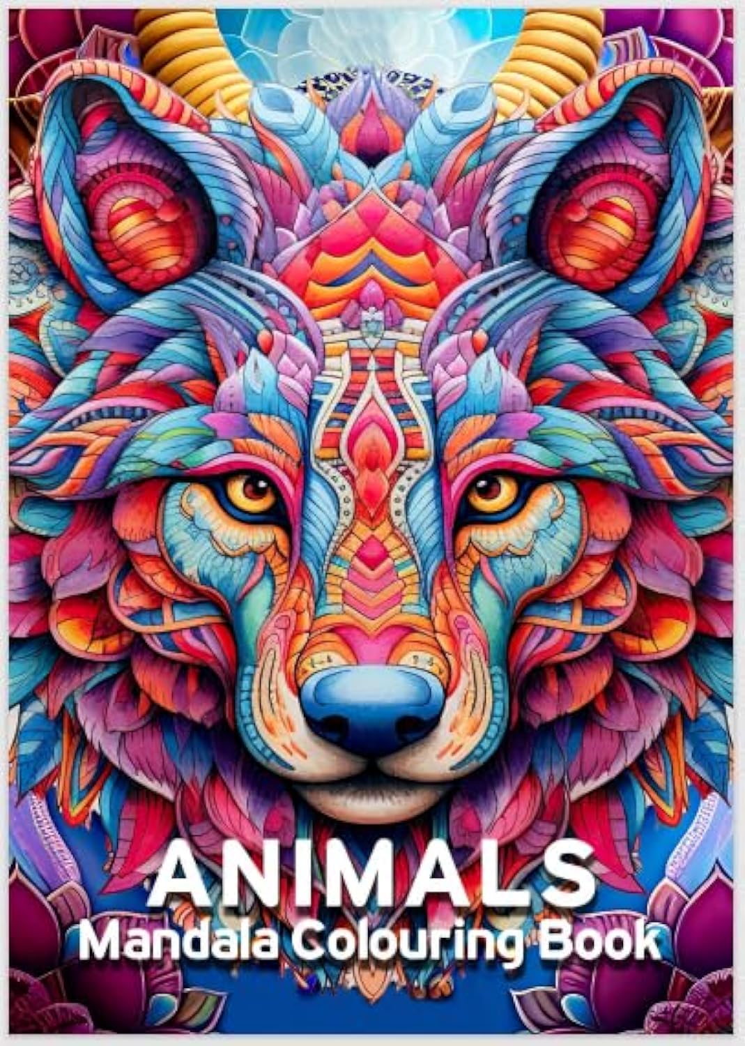 Bedaya Designs Animals Mandala Colouring Book