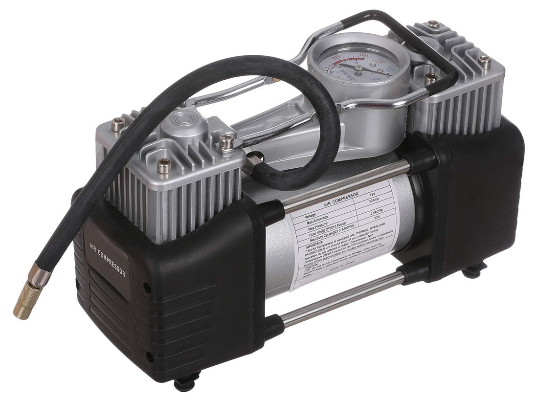 Car Air Compressor - 2 Cylinders