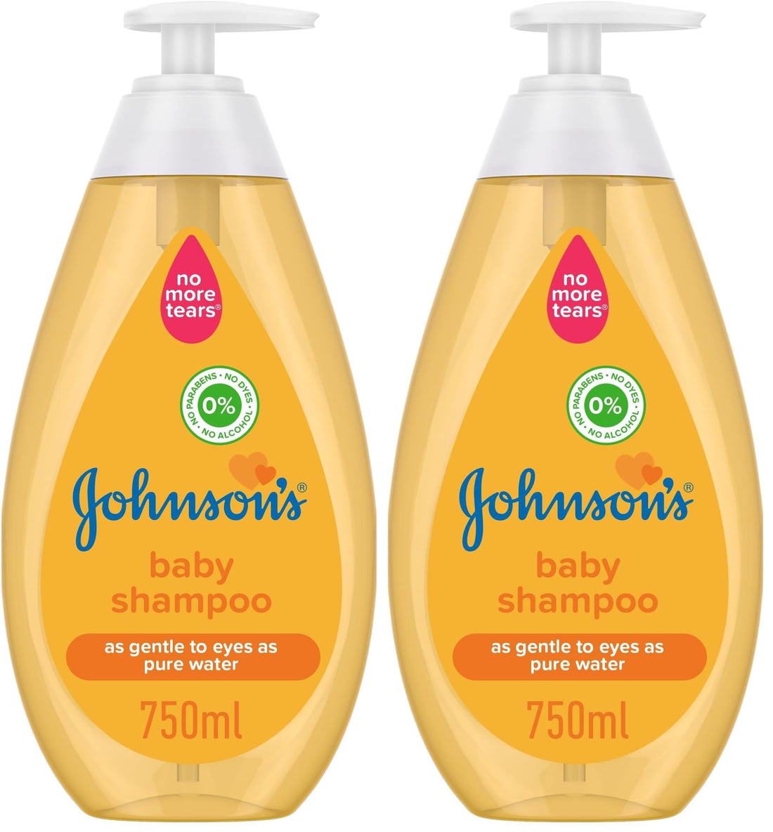 JOHNSON'S, Baby, Shampoo, 750ml (Pack of 2)