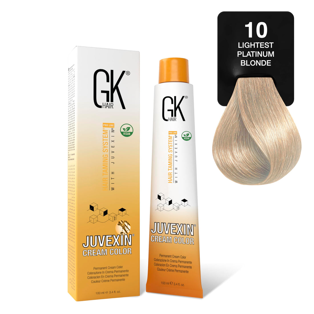 GK-GKhair Color - 10 LIGHTEST PLATINUM BLONDE