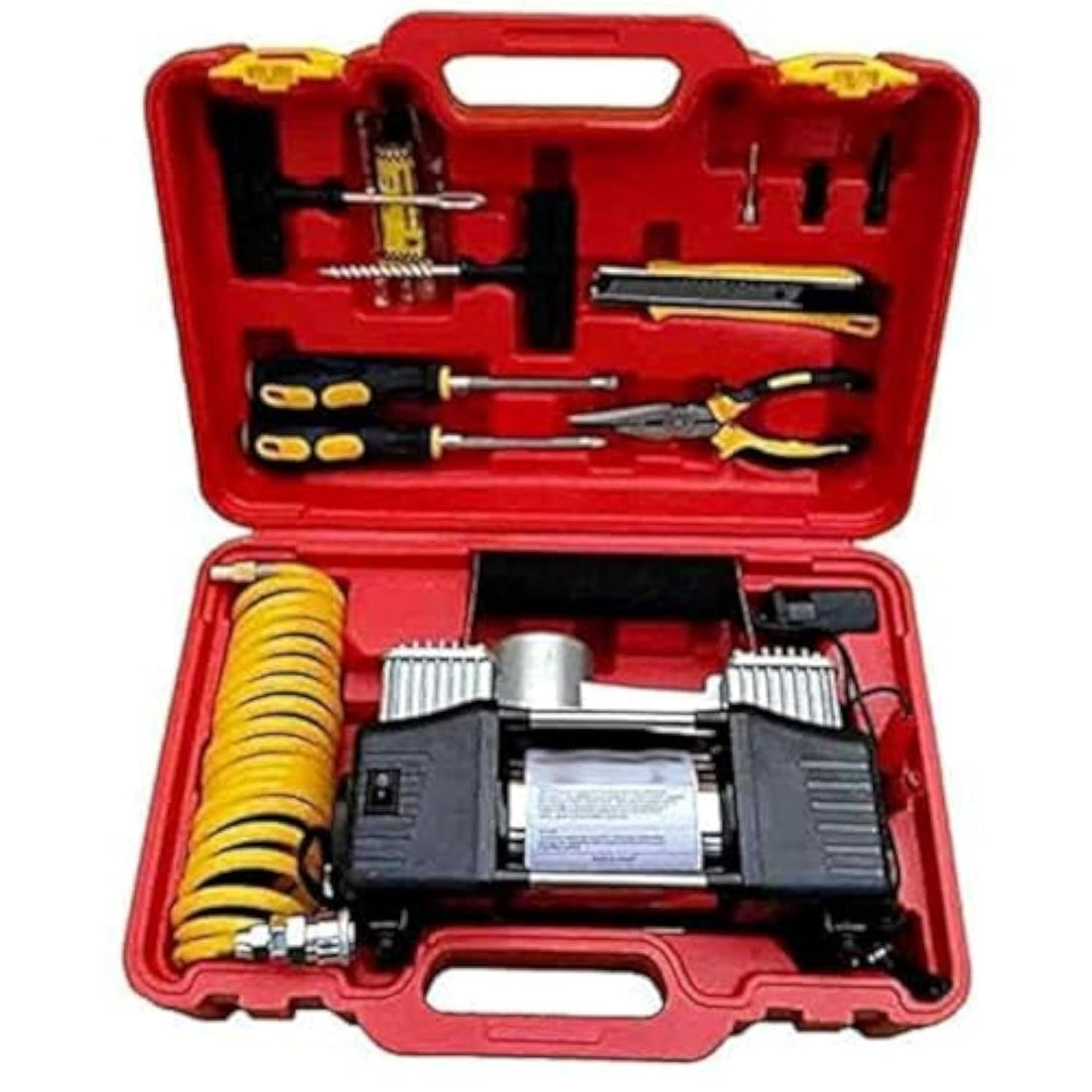 Air Compressor Camel 2 Cylinder With Plastic Tool Box Kit