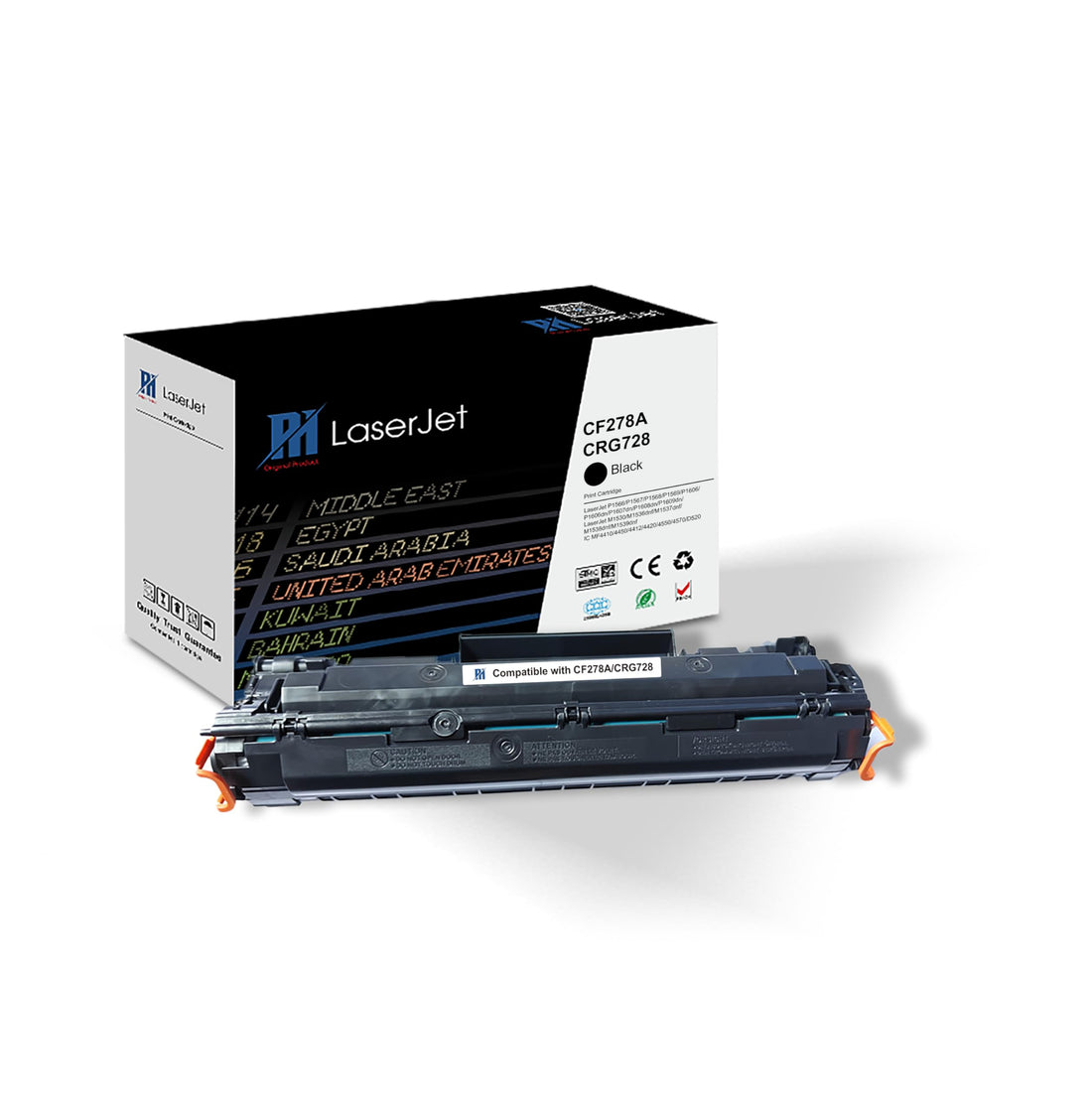 PH 78A Compatible Black Toner Cartridge Replacement for CF278A CRG728 – High Yield Laser Printer Toner