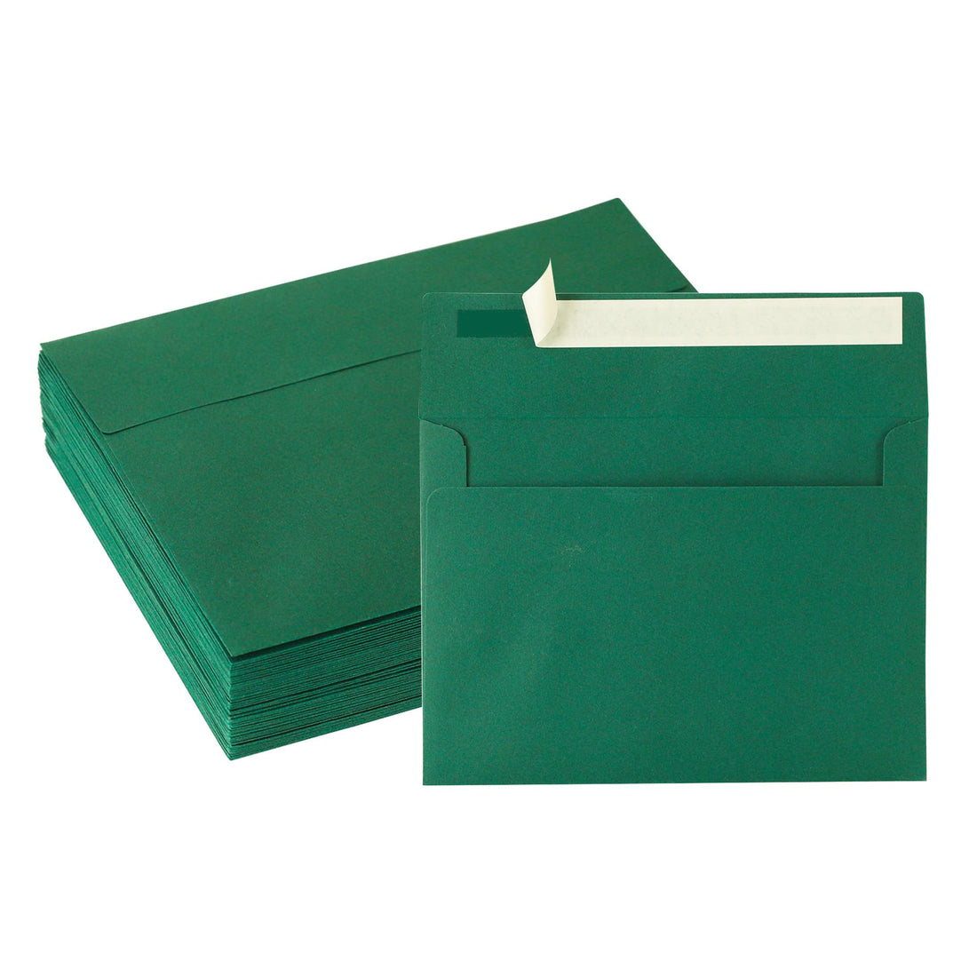 Janvale 50 Pack Envelopes (Green, 5.5x7.5)