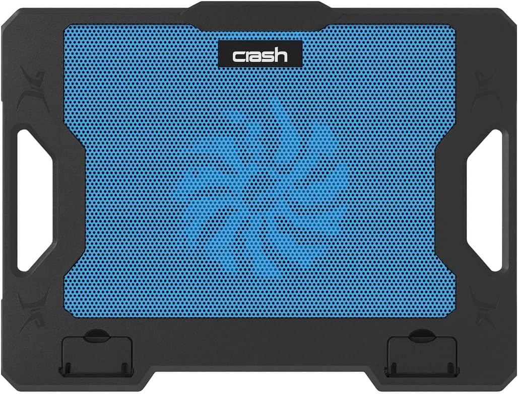 Title: Laptop Cooling Pad C1000, Laptop Cooler Fan USB Powered, Cooling Stand Adjustable Height, Quiet Dual Fan, Anti Slip Base, LED Light, For 12-17 Inch Notebook
