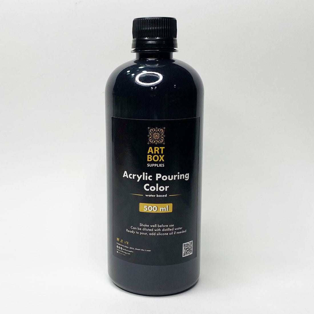 Acrylic Pouring Color/Black - 500 Ml …