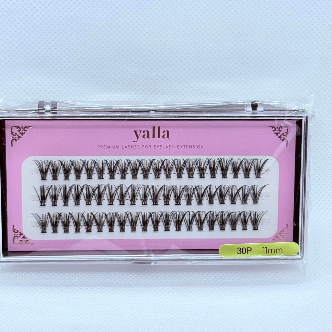 Individual One by One Lashes 9mm, 10mm, 11mm, 12mm and 13 mm – Natural Wispy Lash Extensions, Lightweight False Eyelashes for DIY Lash Extension, Professional Salon Look (11mm)