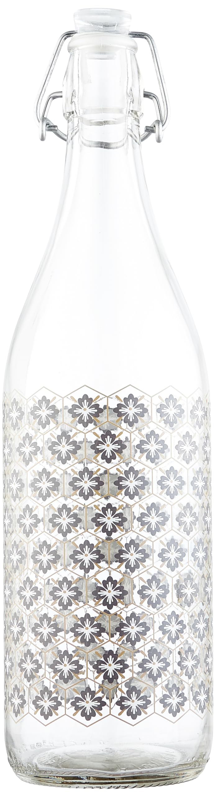LELLA Bottle, TOKI Design, Premium Reusable Glass Water Bottle, 500ml Capacity