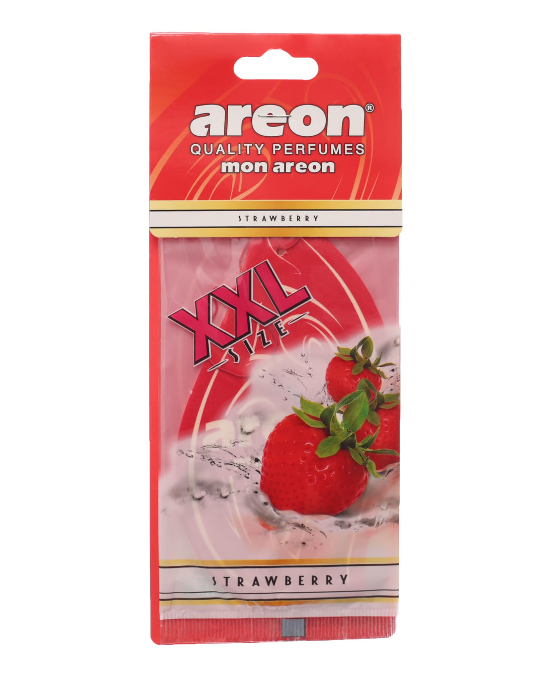 Areon Car Air Freshener - Strawberry Scent for a Sweet and Refreshing Driving Experience - XXL Size