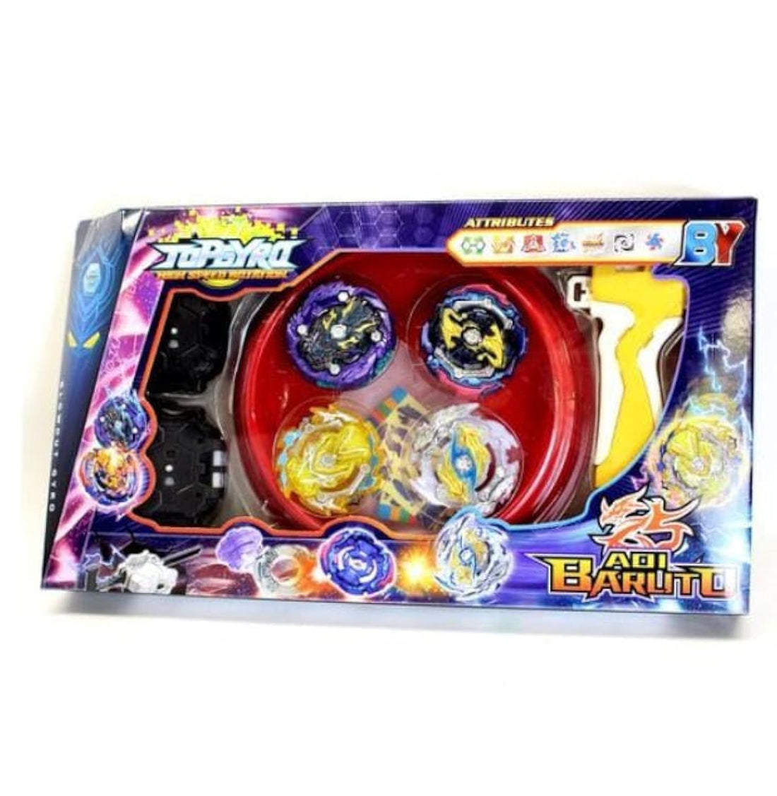 Popgyro Set of 4 Multi Color