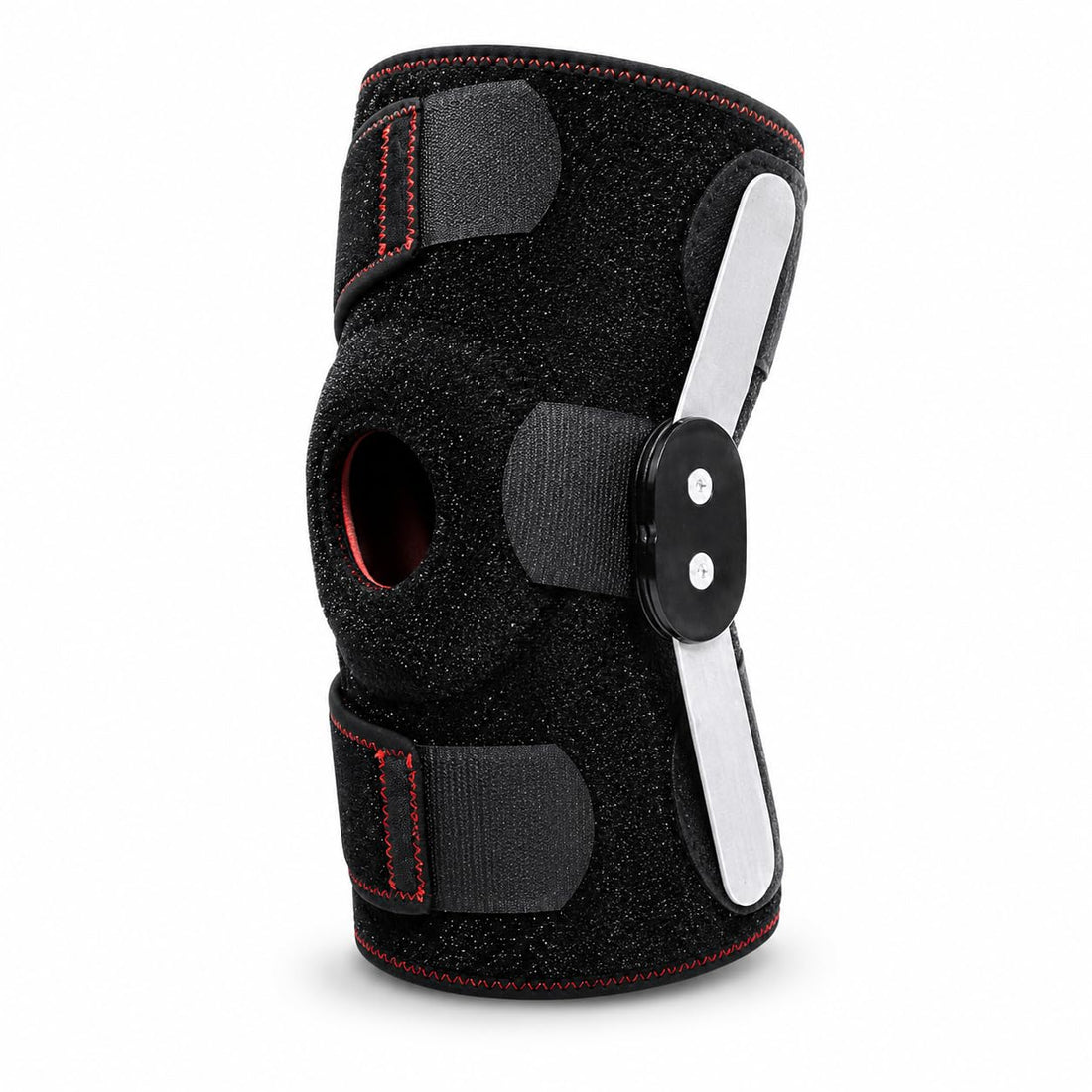 Knee Brace Adjustable Compression Knee Support with Side Stays, Knee Stabilizer Sleeve for Men and Women, Support for Sports Running Walking Fitness Training, 8751