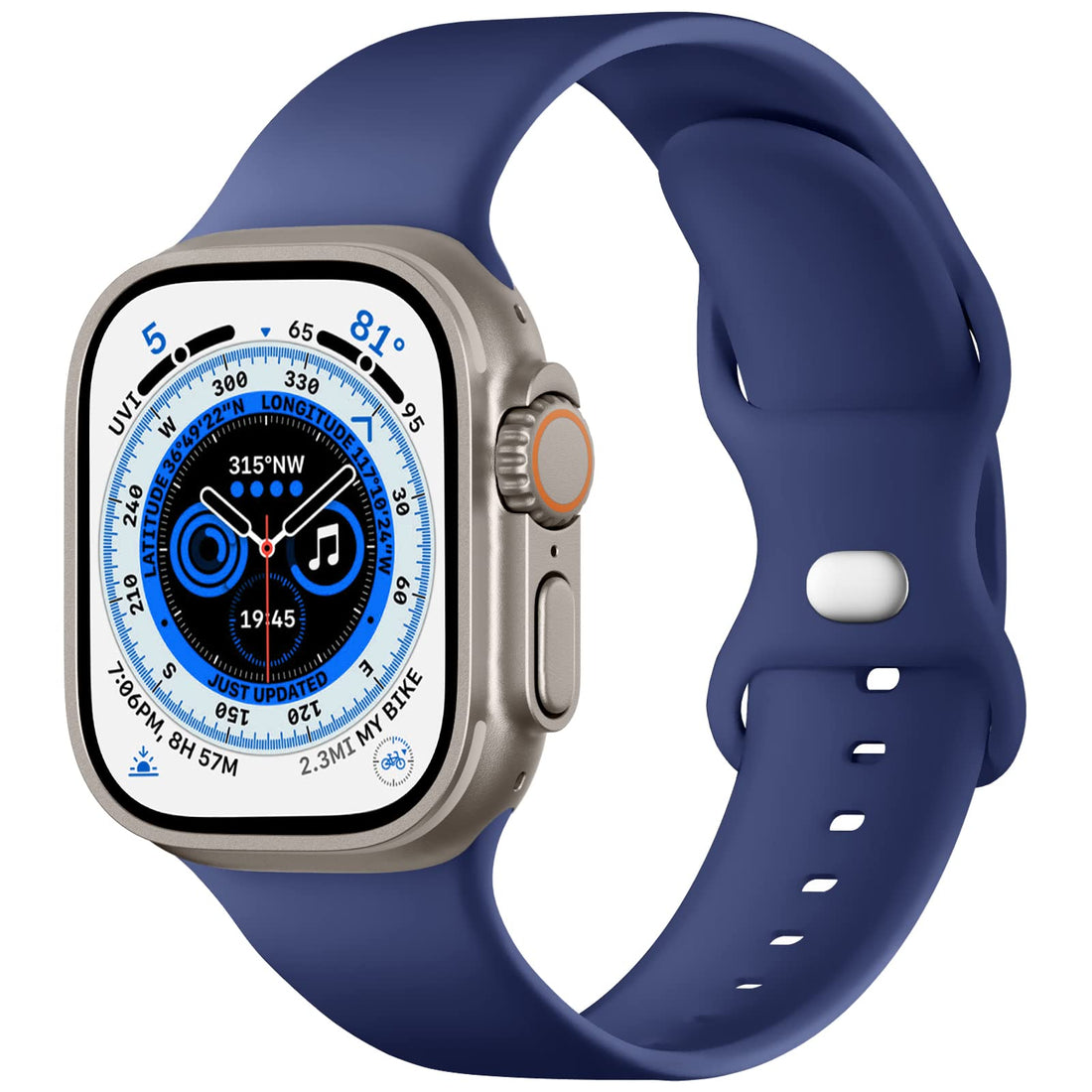 CeMiKa Compatible with Apple Watch Strap 38mm 40mm 41mm 42mm 44mm 45mm 46mm 49mm, Soft Silicone Sport Band Replacement Straps Compatible with iWatch SE Series 10 9 8 7 6 5 4 3 2 1 for Women Men