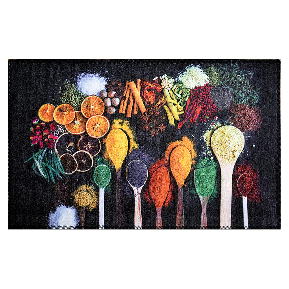 Mac Carpet HD Kitchen Rug Size 80x120cm - Seasoning