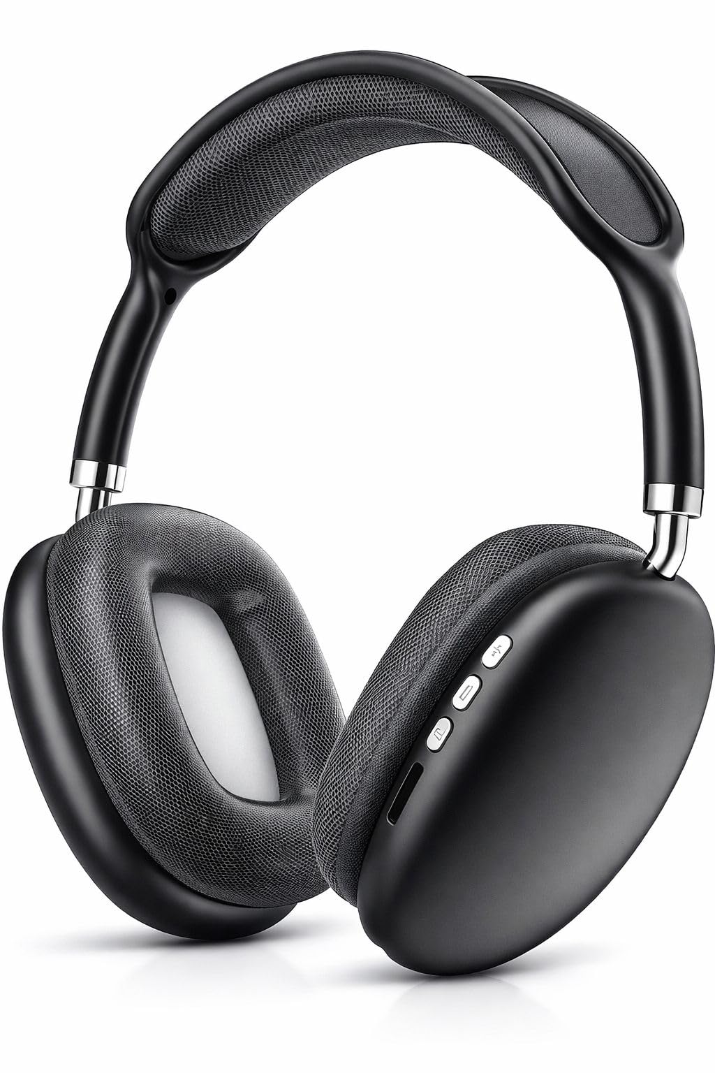 P9 Wireless Bluetooth 5.0 Headphones Over Ear Stereo HD Support Memory Card Foldable (Black)