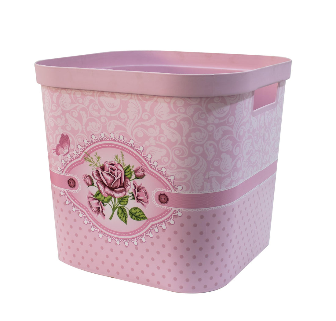 Carmine Laundry Basket Size (1) Rose Different Graphics