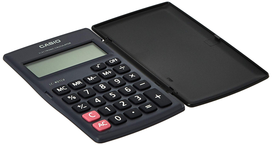 Casio lc-401lv-bk portable practical calculator