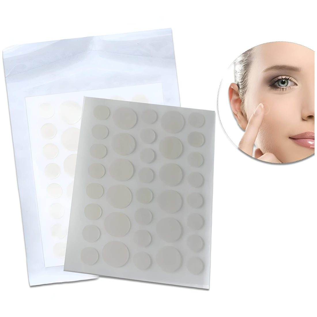 Pimple Treatment Patch 💛😺️ Use on Acne for 8 Hours to Dry It Properly ❤️ Absorbs Bacteria from Pimples Quickly and Prevents Scars ❤️ Stay Securely Placed, Even When Using Water.(24 Sticks)